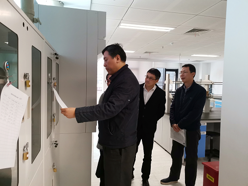 市科技局到我院开展安全检查工作